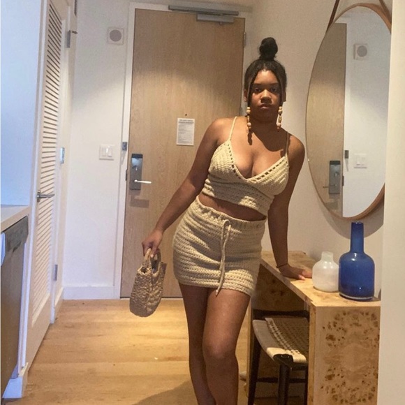 Net & Chill: Handmade Crochet Bralette Top - Picture 4 of 5